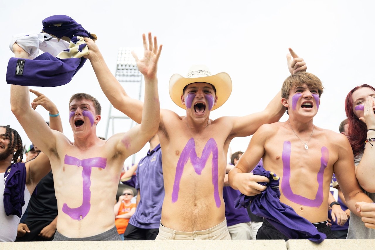 Where to watch James Madison Dukes JMU vs Georgia Southern college football streaming live on demand today without cable; spread, odds, kickoff time