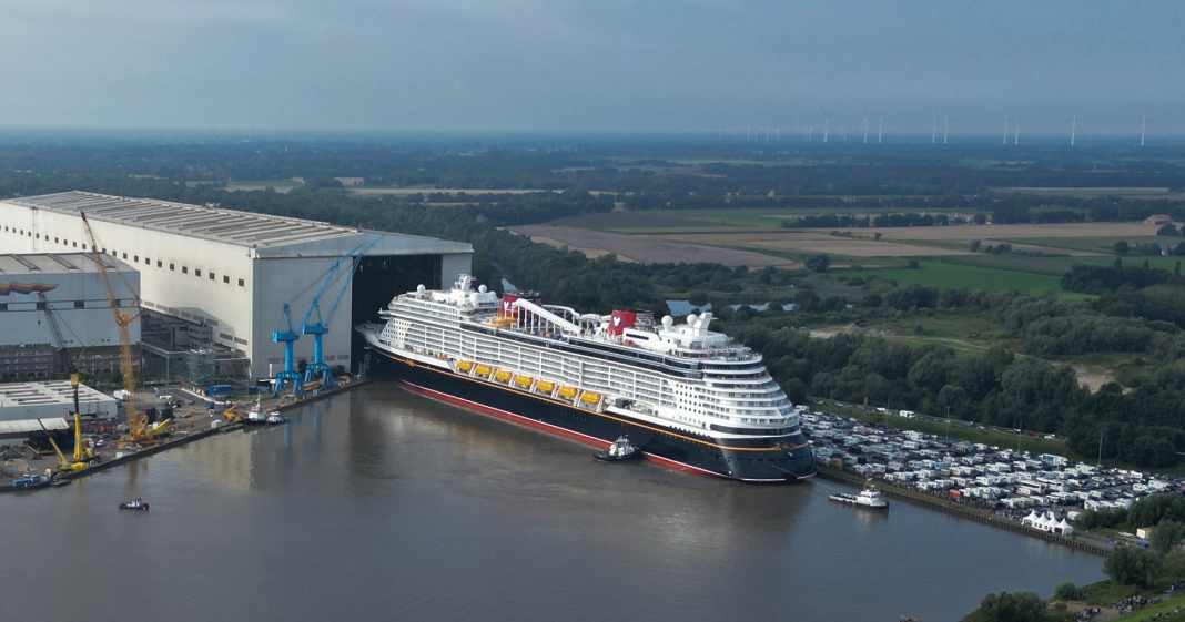 North Sea: Ems – Closure for cruise liner “Disney Destiny”