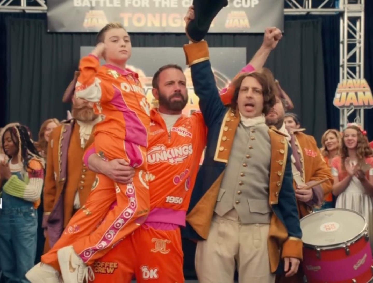 Ben Affleck appears alongside ‘Mormon Wives’ star Jen Affleck in new Dunkin’ ad