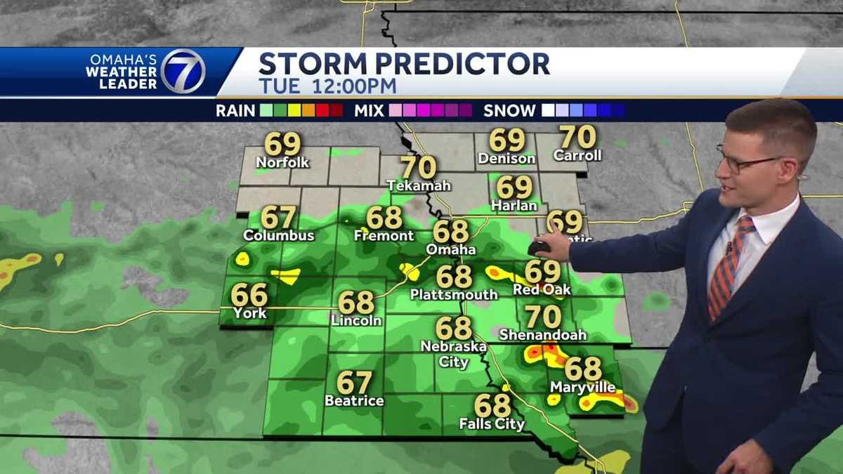 Omaha morning weather forecast for Tuesday, September 23