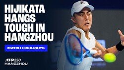 Highlights: Hijikata defeats Ugo Carabelli in Hangzhou 2025 opener | ATP Tour