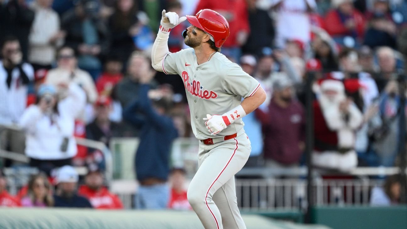 Phillies’ Bryce Harper and wife, Kayla, welcome fourth child