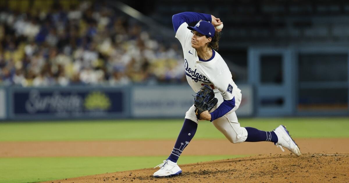 Dodgers hope a well-rested Tyler Glasnow can pitch them into NLCS