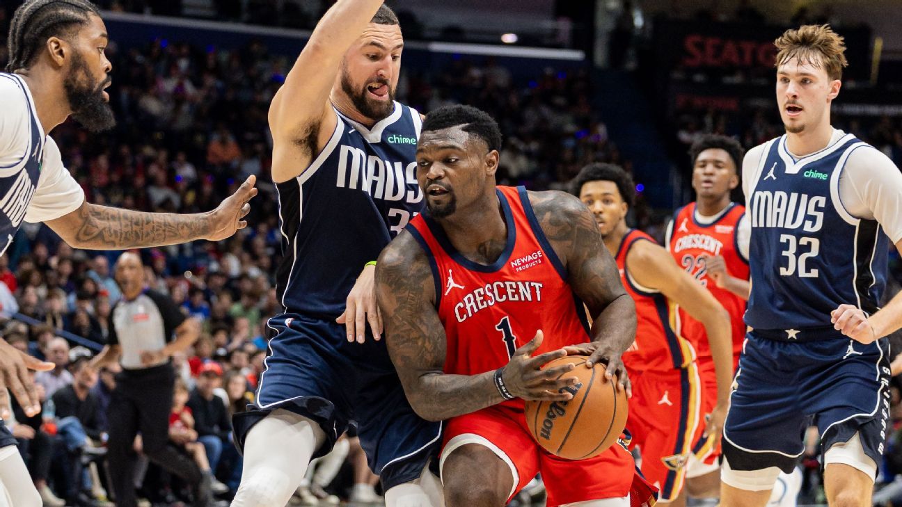 Zion Williamson leads Pelicans over Mavs to 5th straight win