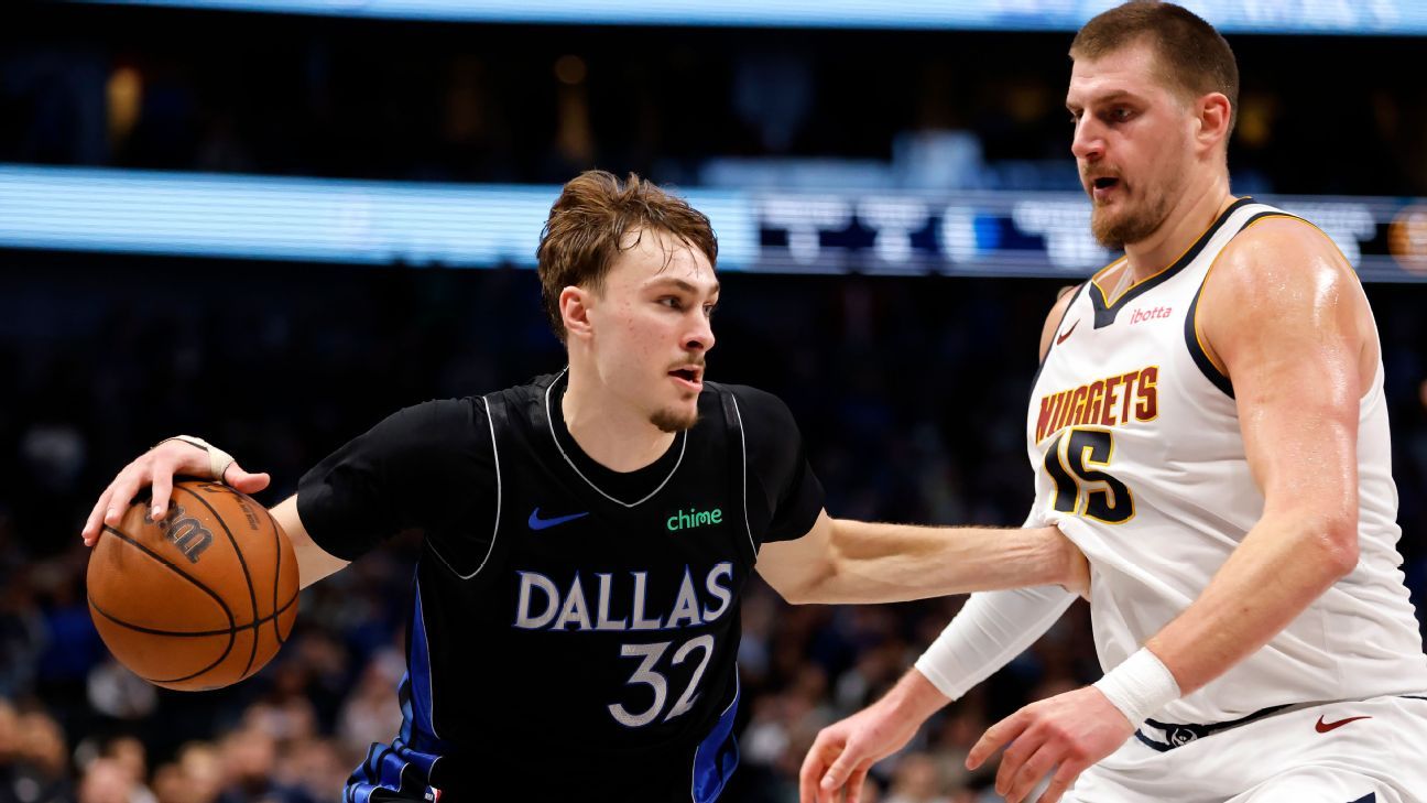 Cooper Flagg leads Mavs over Nuggets, draws praise from Jokic
