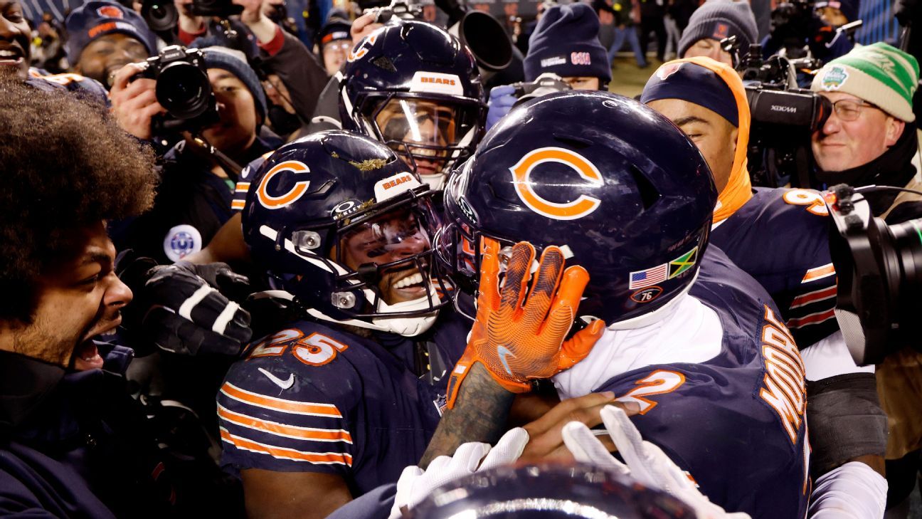 With Packers’ loss, Bears clinch first NFC North title since 2018
