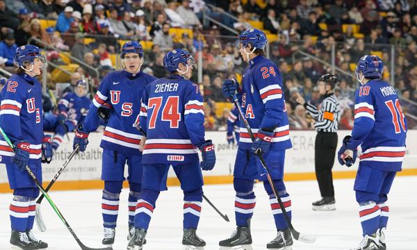 U.S. Battles Germany in World Juniors Opener Today at Grand Casino Arena
