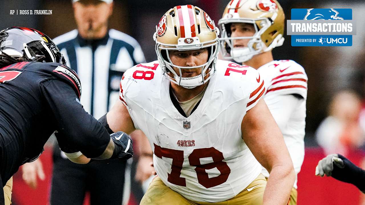 Detroit Lions sign unrestricted free agent OL Ben Bartch