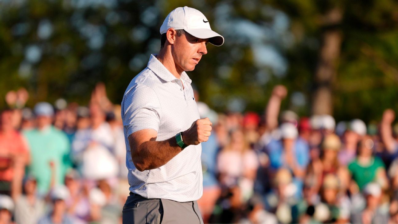Rory McIlroy leads by 6 shots to set 36-hole record at Masters
