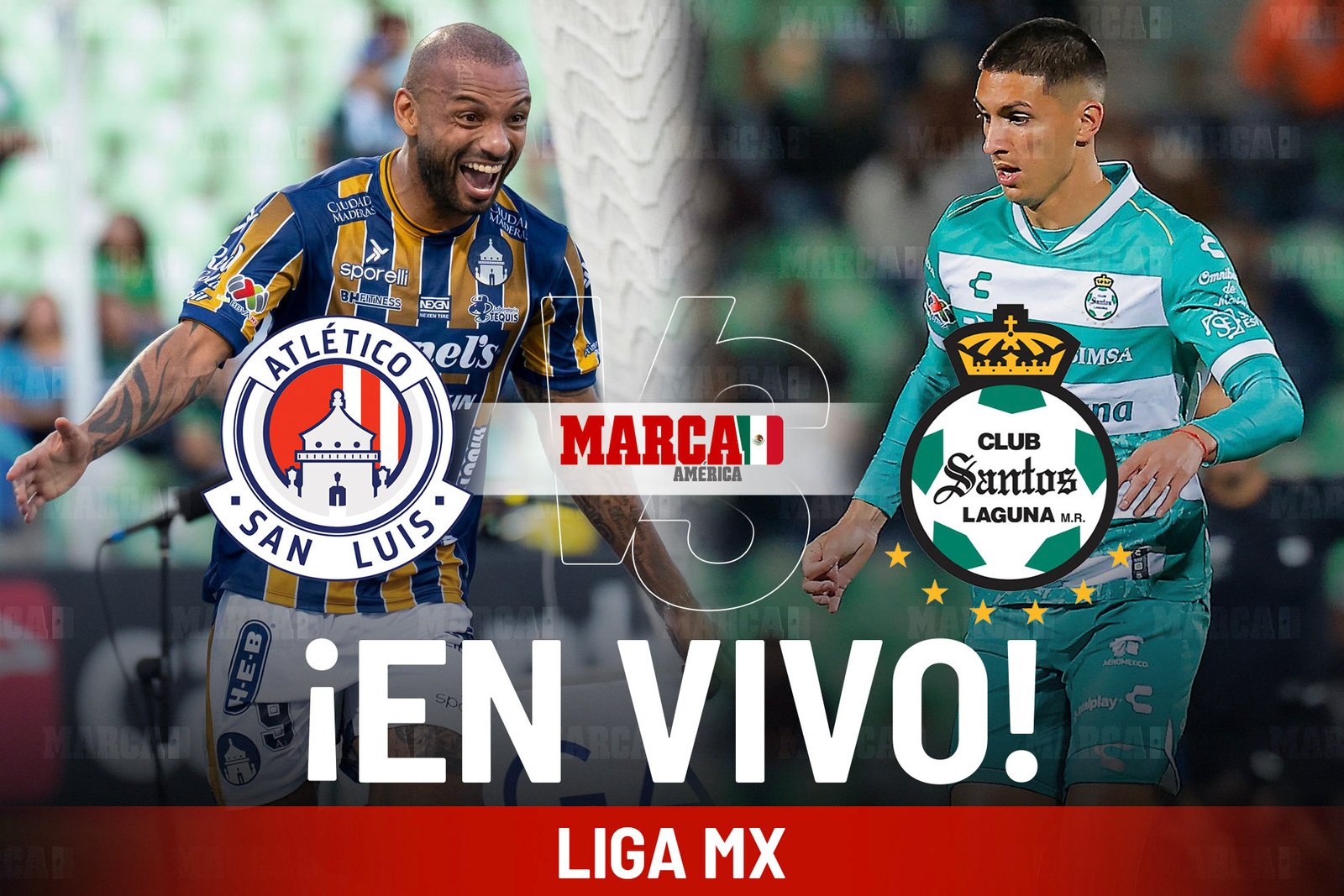 Atlético San Luis vs Santos EN VIVO Hoy. Partido del Torneo de Clausura de Liga MX 2026