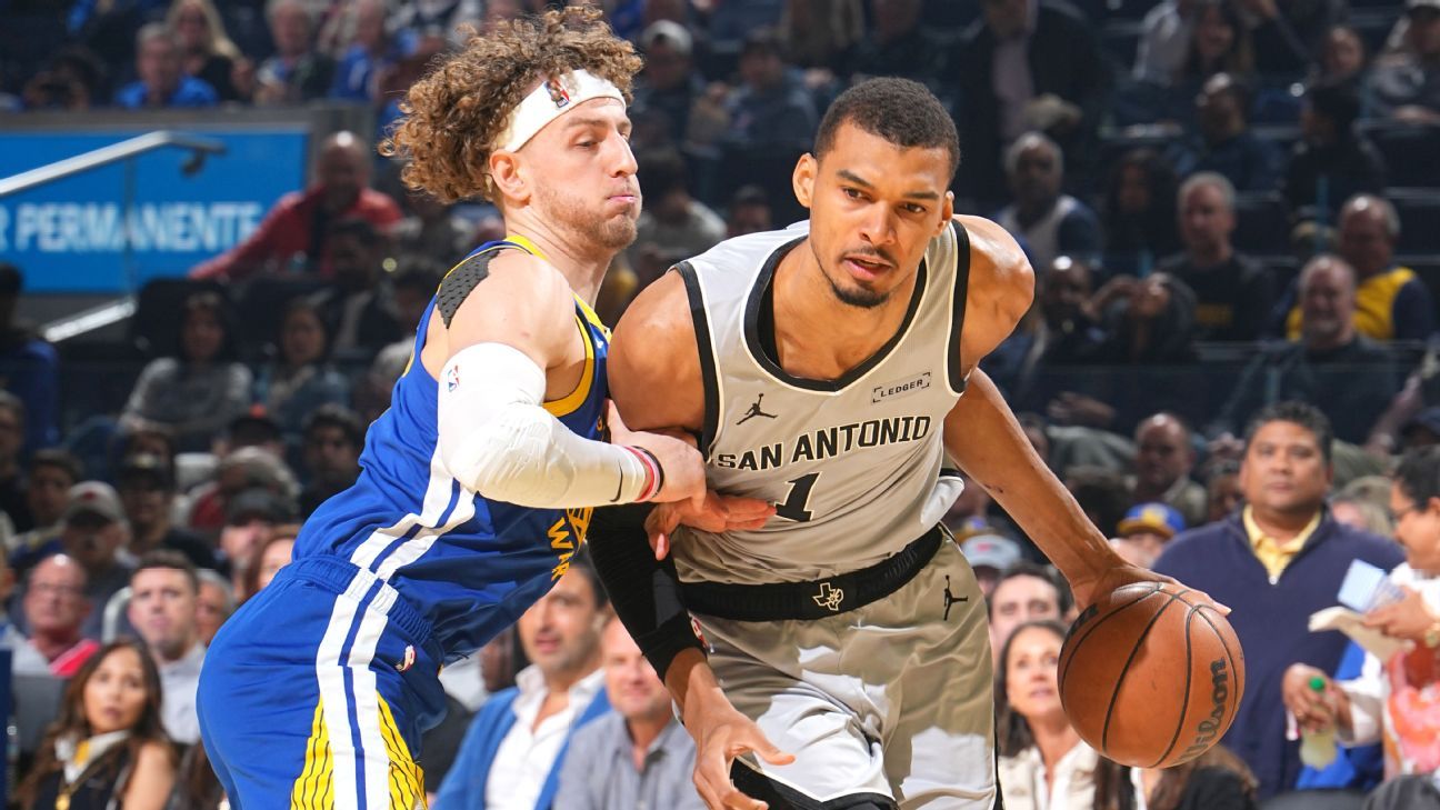 Spurs rule out injured Victor Wembanyama, Stephon Castle