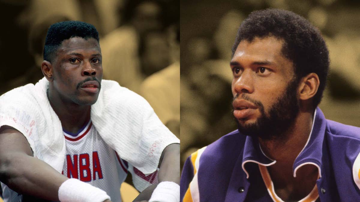 Patrick Ewing recalls how a decision from Rick Pitino made Kareem Abdul-Jabbar school him: "Rick, what did I tell you?"