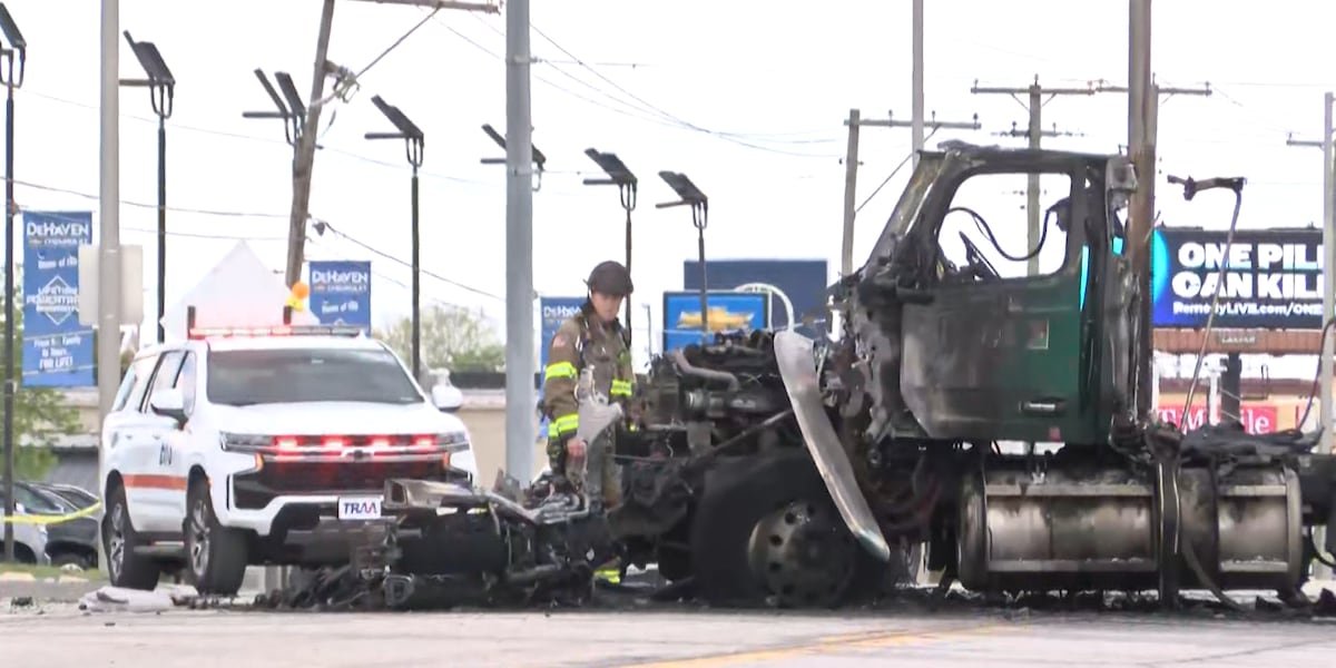 Coroner identifies motorcyclist killed in crash with semi on Illinois Rd.