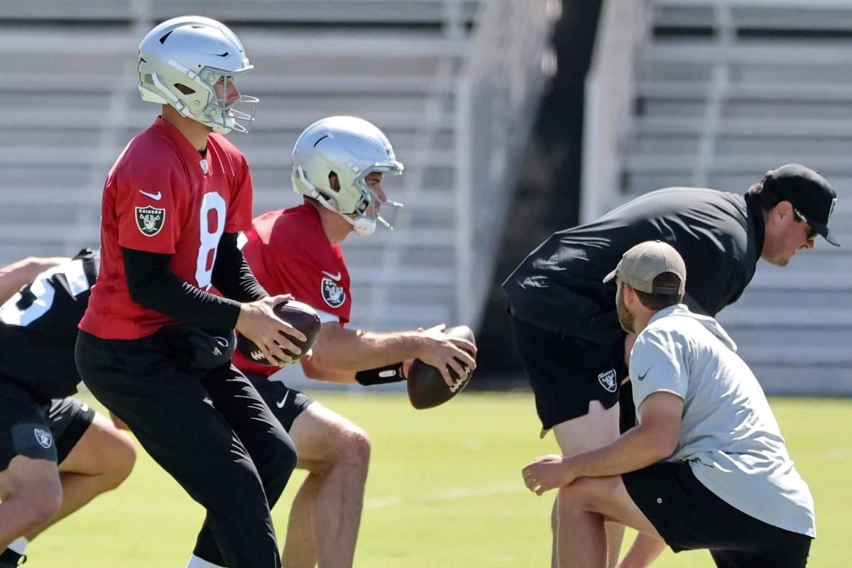 Raiders QB battle: Kirk Cousins likely QB1, but Fernando Mendoza ‘has not disappointed’