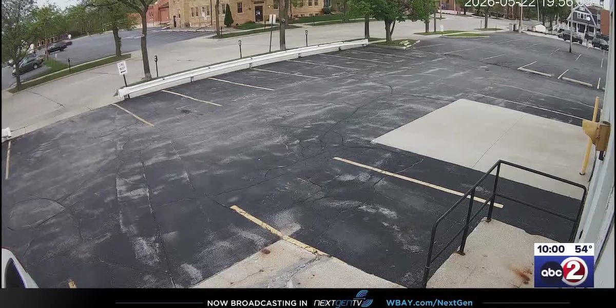 Police chase suspect through WBAY-TV parking lot, make arrest