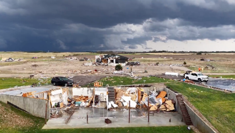 Rare high-end tornado threat issued for central US as severe storm outbreak peaks Monday