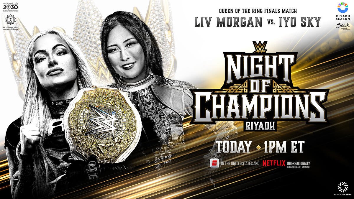 IYO SKY takes on Women’s World Champion Liv Morgan in the Queen of the Ring Tournament Final