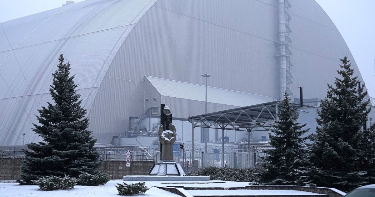 Russian drone hit nuclear fuel storage facility near Chernobyl, Ukraine says