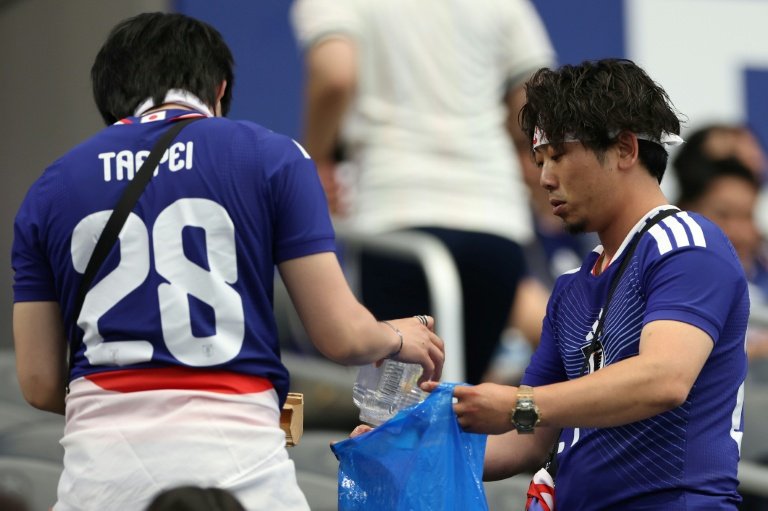 ‘This is our culture’: Japan fans clean up World Cup stadium