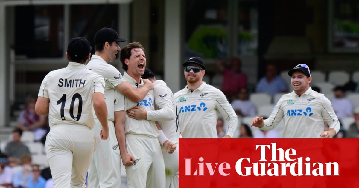 New Zealand rout England by 253 runs: second men’s Test, day five – live reaction | England v New Zealand 2026