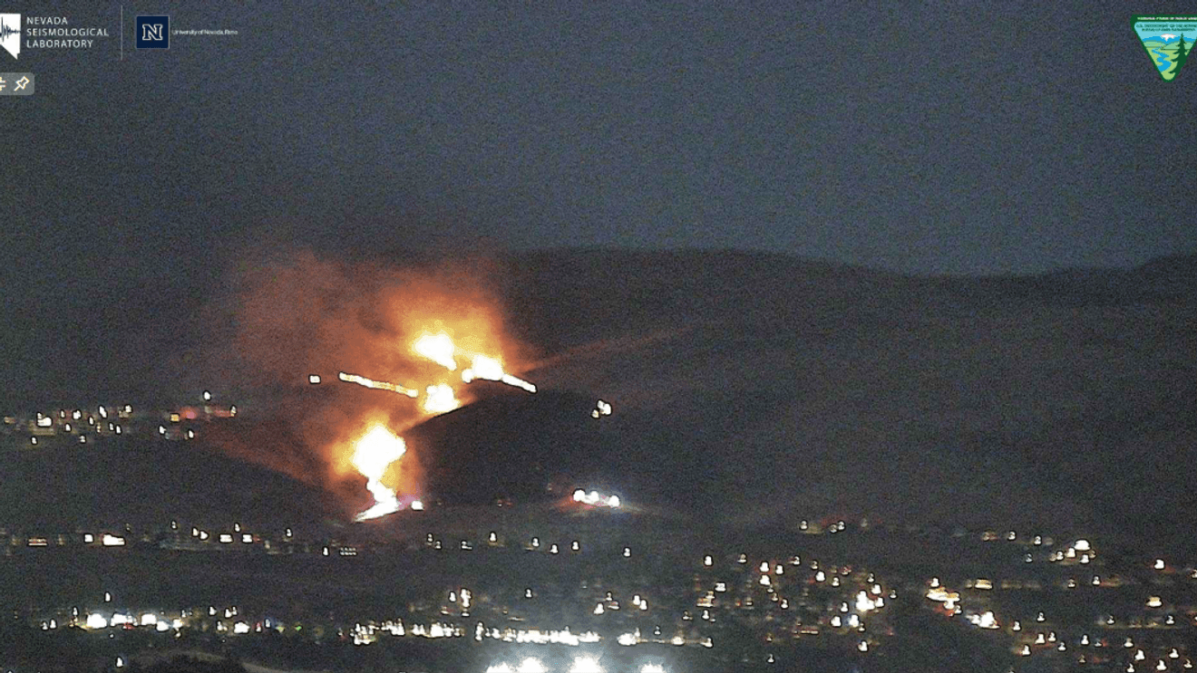 Fire crews respond to brush fire behind Safeway in Sparks; containment efforts underway