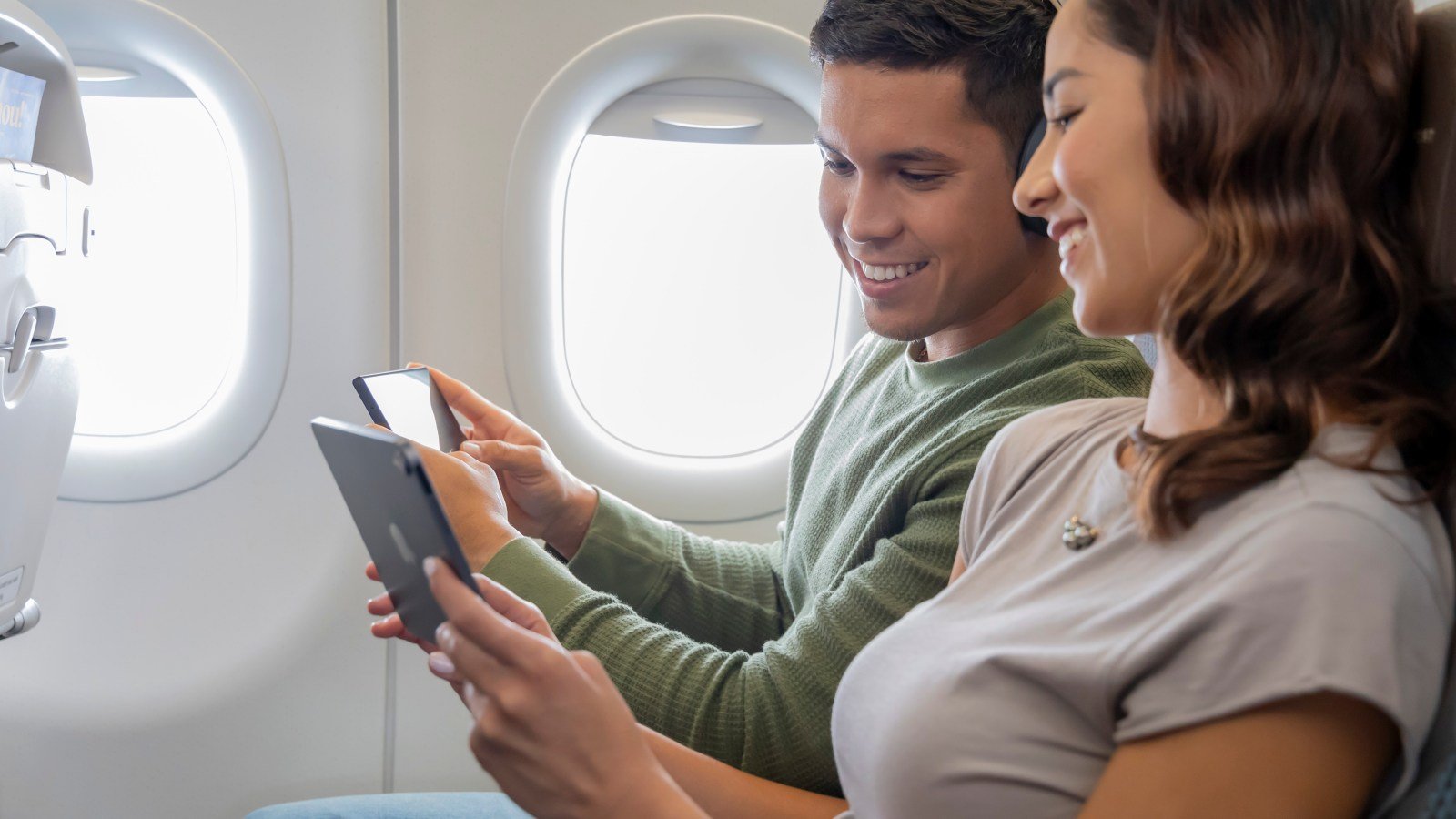Atmos™ Rewards members now unlock free inflight Wi-Fi on Alaska Airlines and Hawaiian Airlines, thanks to T-Mobile