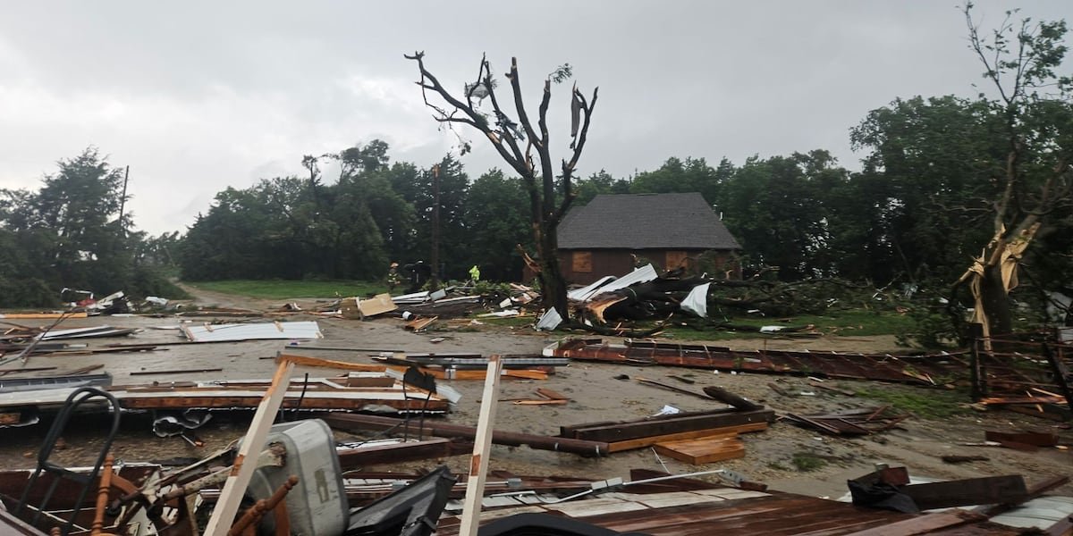 National Weather Service confirms EF-2 tornado in Riley Co. Thursday