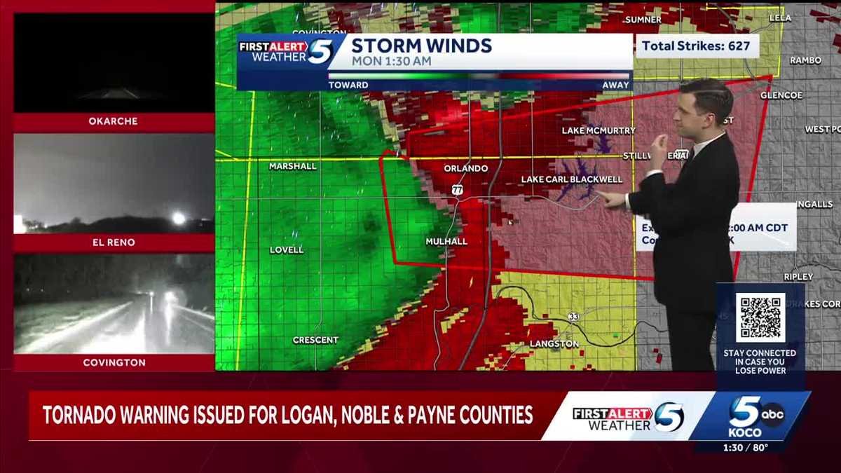 Dangerous severe storms moving toward OKC metro