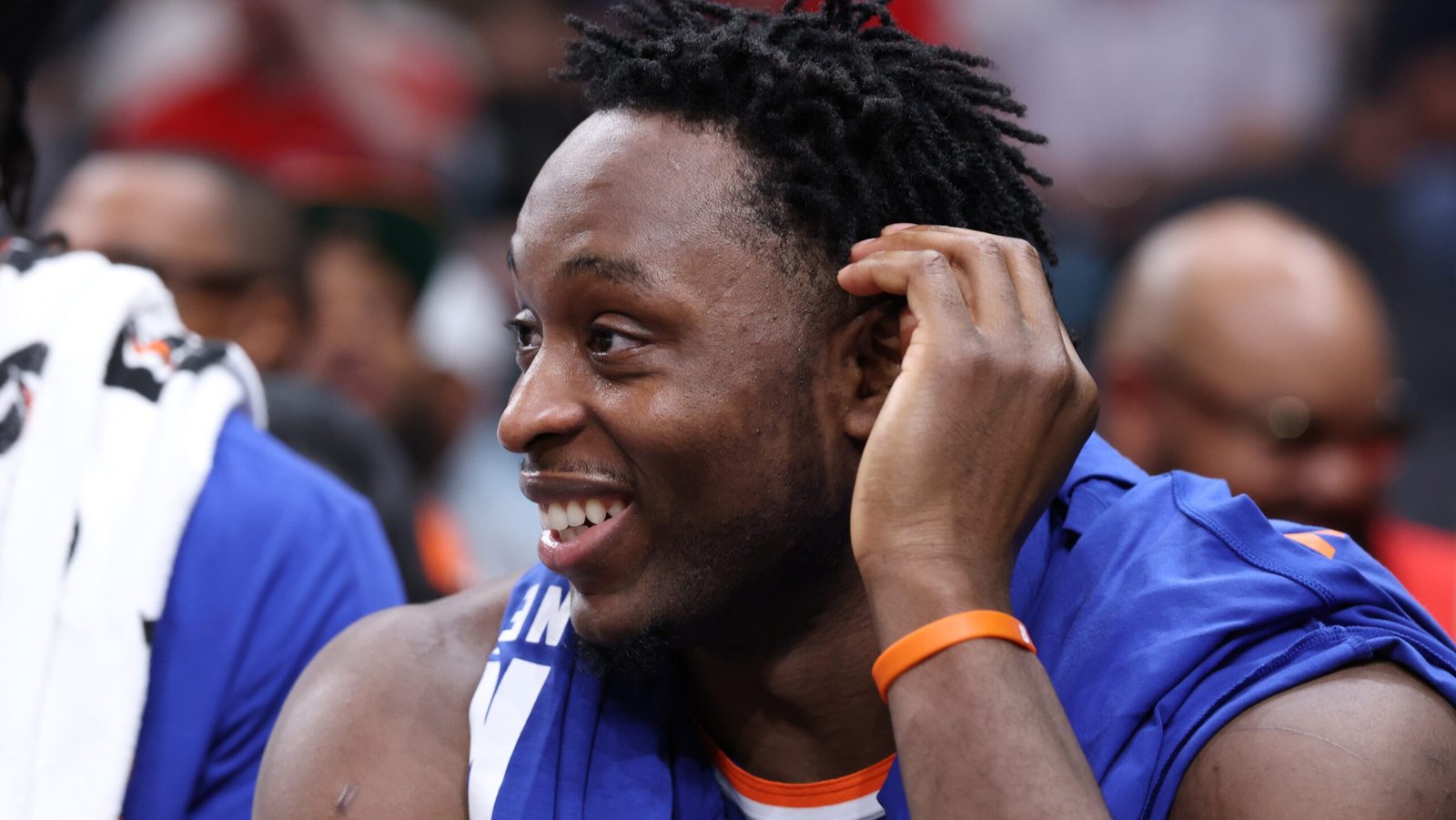 Knicks forward OG Anunoby is winning fans — and attention for his sneakers