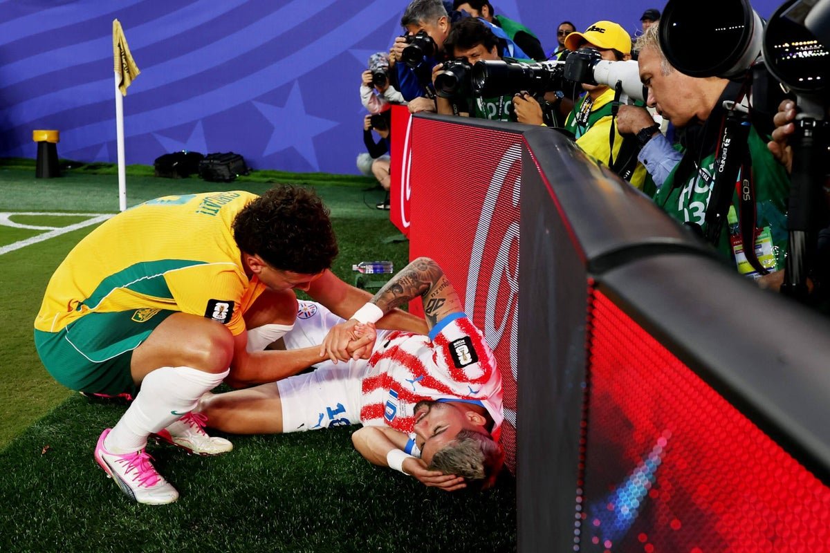 FIFA urged to ‘reassess’ proximity of World Cup advertising hoardings after Julio Enciso collision