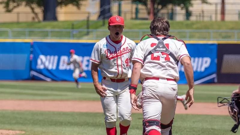 No. 1 Denison Does It Again; Shutout Win Gives Big Red 1-0 Lead in Championship Series
