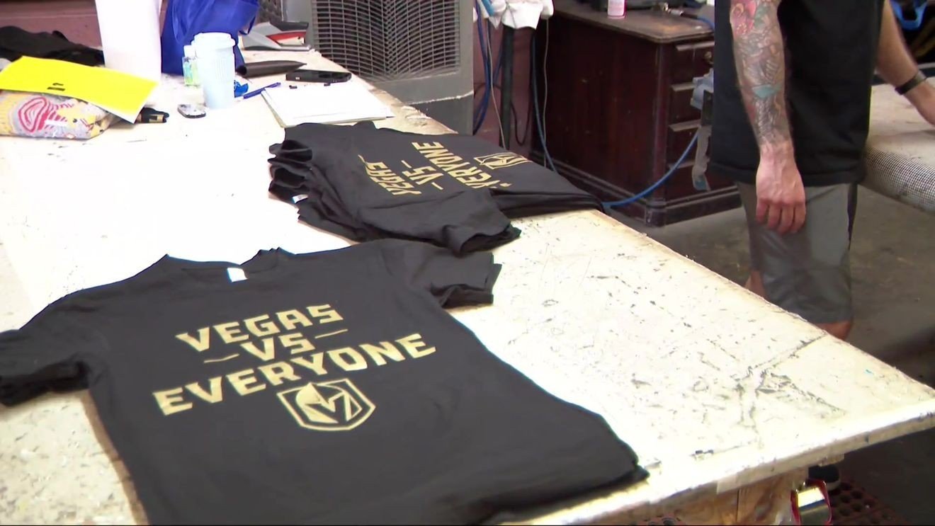Nu World Graphics ramps up VGK merch printing as team nears finals