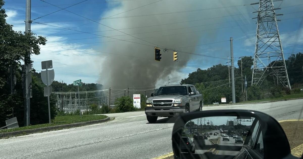 Power restored to thousands after downed line causes fire at Duke Energy substation in New Albany | Local News