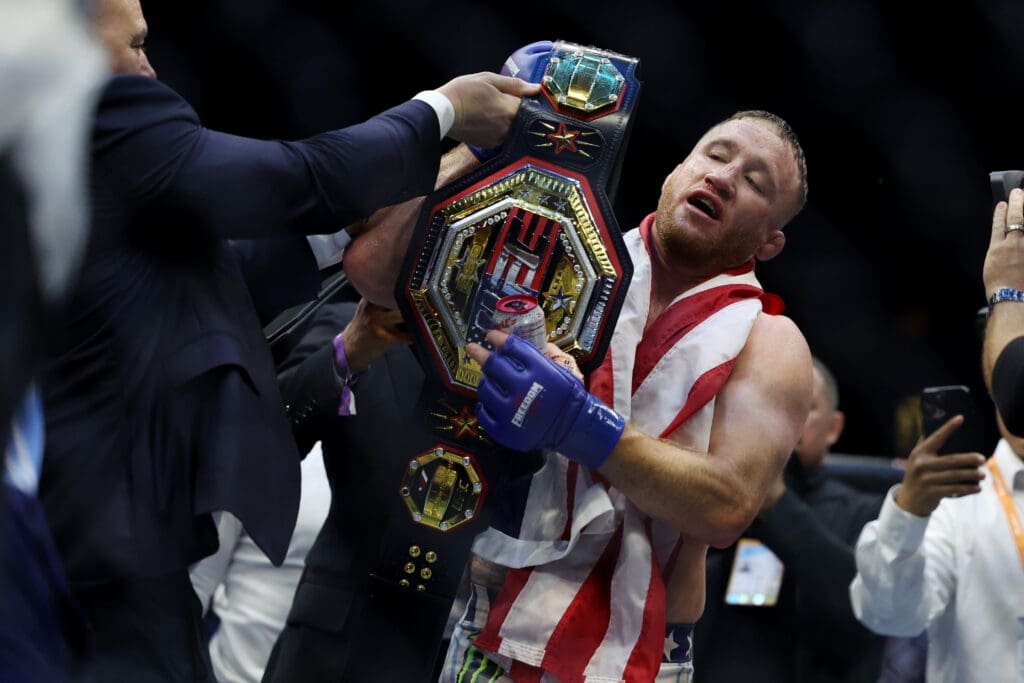 Kamaru Usman Makes Stunning Justin Gaethje Claim Following UFC Freedom 250 Title Win 