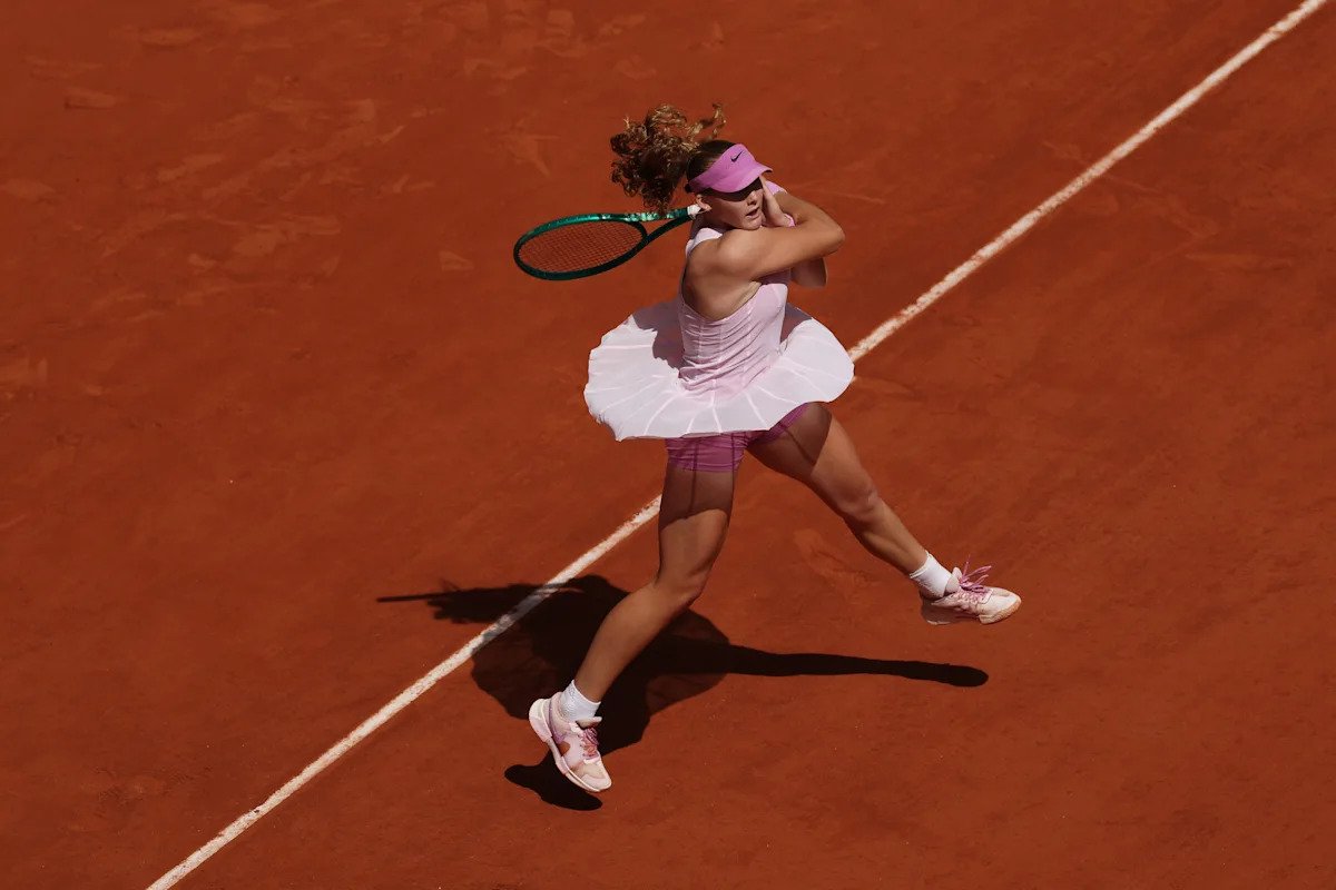 French Open: Mirra Andreeva reaches first Grand Slam final with win over Marta Kostyuk