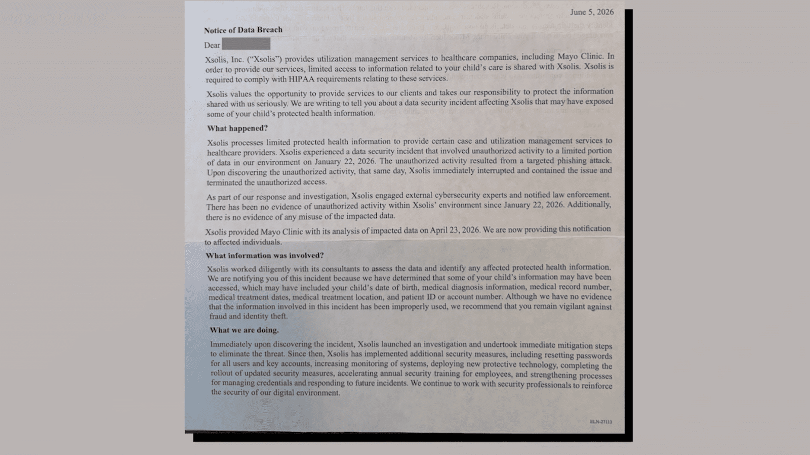 Third-party data breach may affect some former Mayo Clinic patients – ABC 6 News