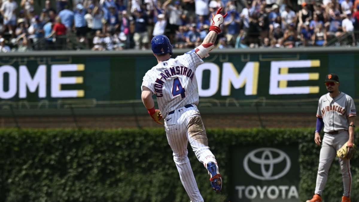 Keaton Winn blows save in loss to Cubs – NBC Sports Bay Area & California