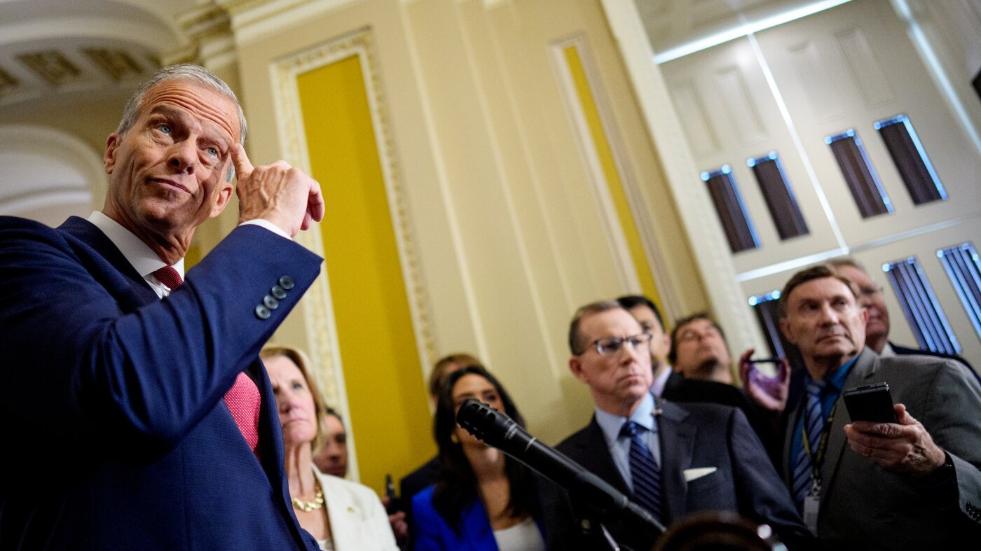 Trump tensions with Senate Republicans could risk GOP agenda : NPR