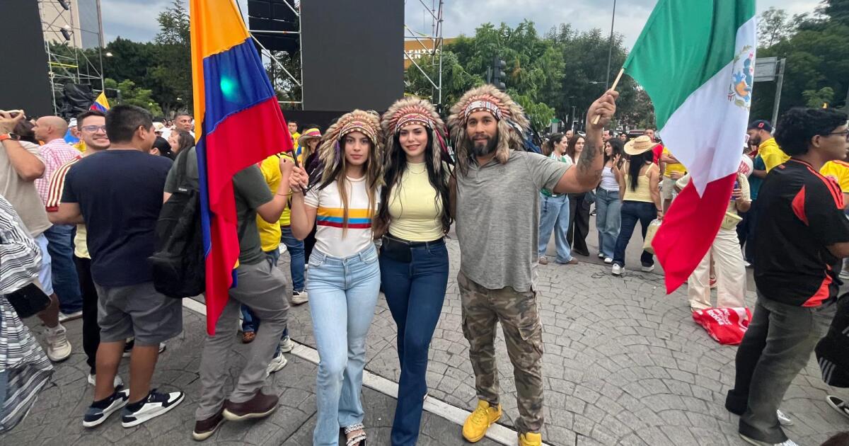 El “Banderazo” fortalece la hermandad entre colombianos y mexicanos en el Mundial 2026