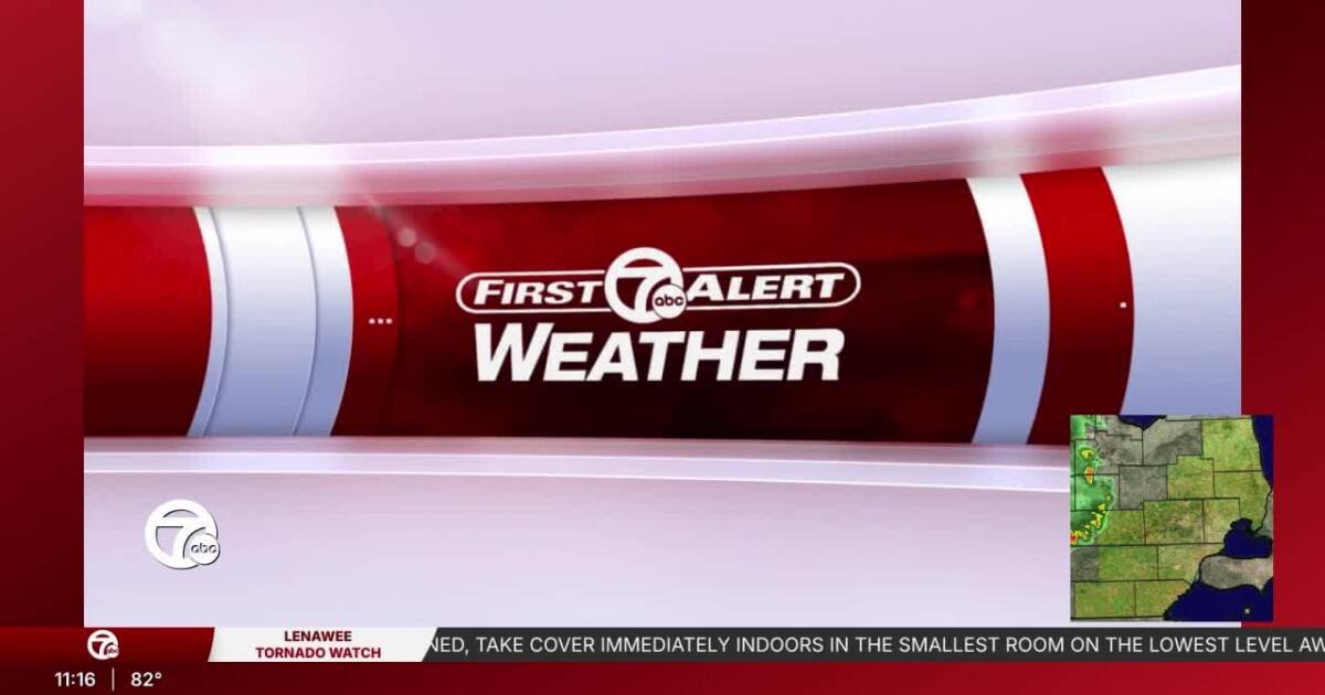 Tornado watch for most of Southeast Michigan until 2 a.m.