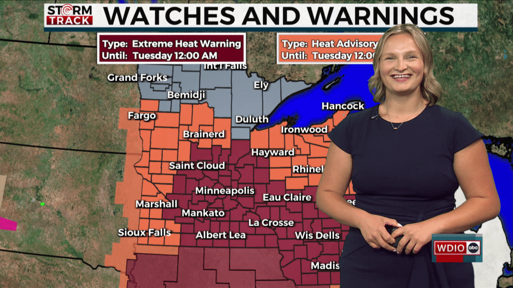 Severe Weather moves across the Northland