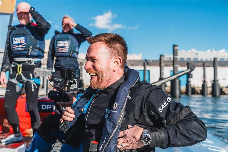 Ewan McGregor joins Emirates GBR for ‘one hell of sailing lesson’ in New York