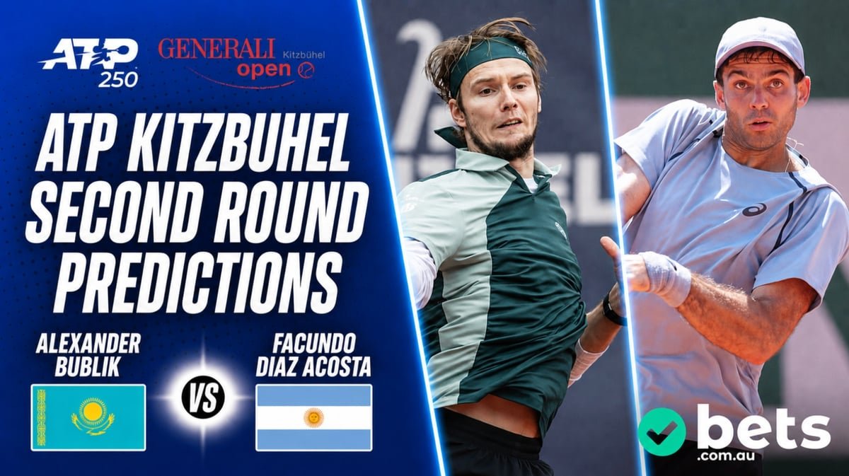 Alexander Bublik vs Facundo Diaz Acosta ATP Kitzbuhel Tips, Prediction & Live Stream