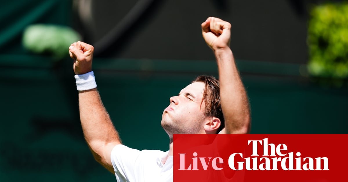Wimbledon 2026: Britain’s Fery into third round; Keys sinks Swan; Swiatek beats Pliskova – live | Wimbledon 2026