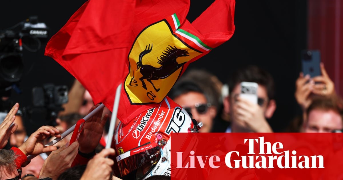 F1: Leclerc wins British Grand Prix but Verstappen crash causes safety car finish – live reaction | Formula One 2026