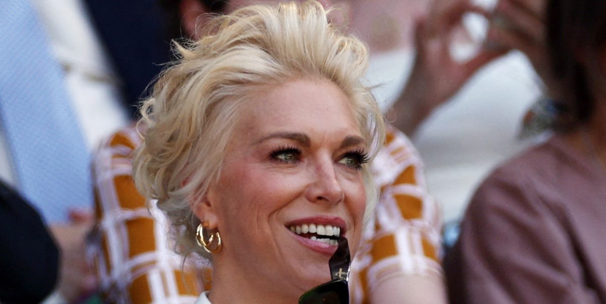 Hannah Waddingham’s Wimbledon white shirtdress is perfect for the heatwave – we’ve found a copy for £42