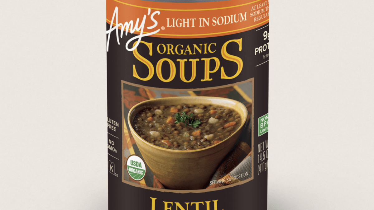 Amy’s Kitchen recalls more than 184,000 cans of soup – NBC Bay Area
