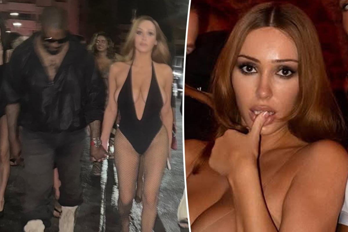 Bianca Censori bares all in sheer bodysuit for Ibiza night out