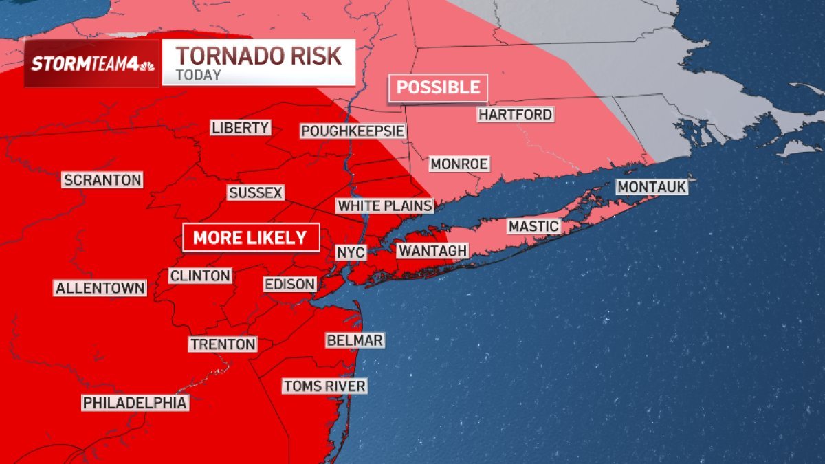 NYC tornado, flash floods threaten again Tuesday – NBC New York