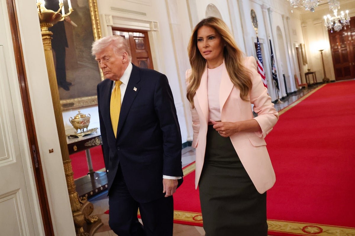 The reason behind Melania’s random Epstein speech is finally revealed